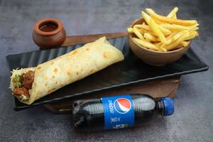 Chicken Cheese Roll +French Fries + Pepsi (250ml) Or Ice Tea (250ml)