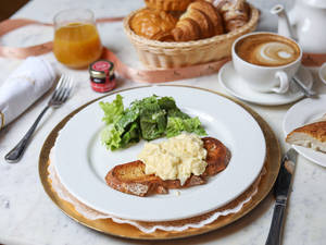 Scrambled Eggs On Toast