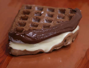 Triple Chocolate Waffles