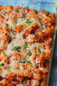 Mozzarella Chicken Penne Red Sauce Pasta