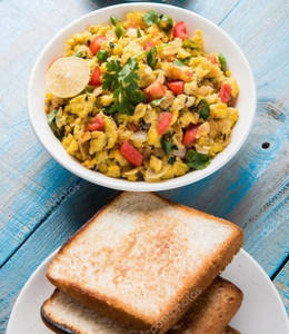 Egg Bhurji With Toast