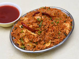 Schezwan Chicken Fried Rice