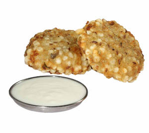 Sabudana Vada With Dahi