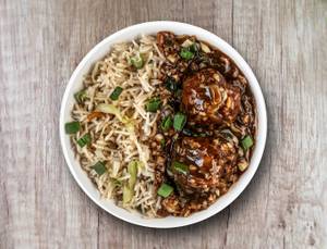 Veg Manchurian Rice Bowl