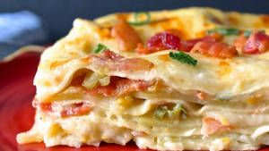Bacon Alfredo Lasagne