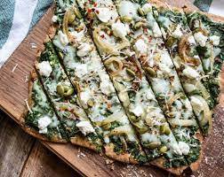 Spinach & Pesto Pizza