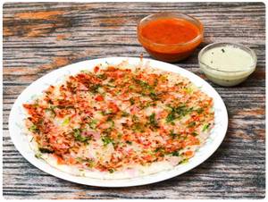 Onion Tomato Uttapam
