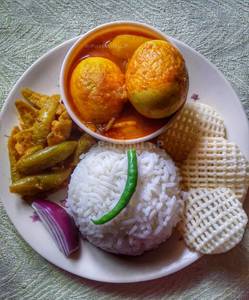 Bengali special Egg thali