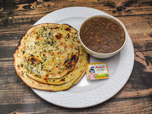 Laccha Paratha Amul Butter