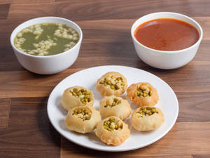 Ragda Panipuri (6 Pcs)
