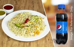 Veg Chow Mein + Pepsi