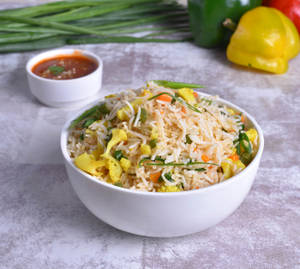 Egg Gobi Fried Rice