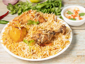 Classic Kolkata Chicken Dum Biryani