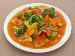 Mixed Veg In Hot Garlic Sauce