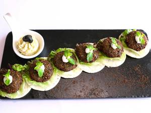 Falafel and Hummus
