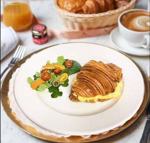 Croissant With Scrambled Egg