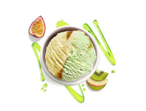 Kiwi & Passionfruit Ice Cream(95 Gms)