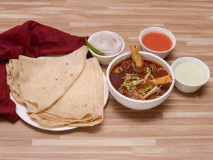 Mutton Nihari(2 Pcs)+ 2 Rumali                