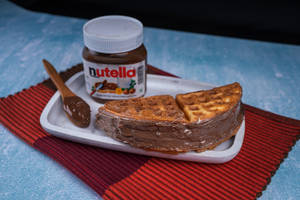 Nutella Waffle Sandwich