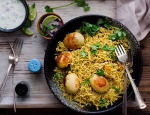 Egg biryani
