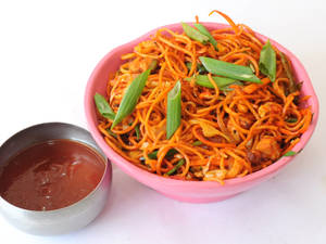 Chicken Chilli Garlic Noodles