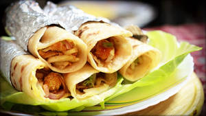 Kadhai Paneer Roll