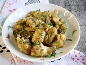 Garlic Chicken Dry Fry ( Red Spicy )