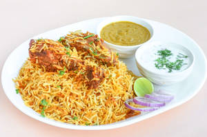 Chicken Biryani With Egg 