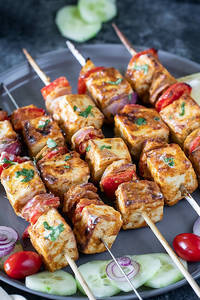 Achari paneer tikka