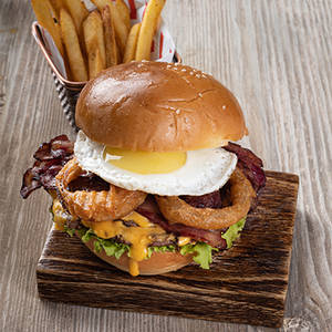 Smashed Lamb Burger