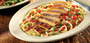 Blackend Chicken Alfredo Pasta