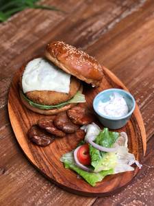 Kidney Beans Burger With Coriander & Spring Onions