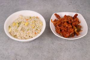 Chicken Fried Rice 500gm with Dragon Chicken 250gm