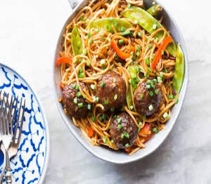 Veg Fried Rice Manchurian Combo