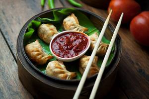 Chicken Fried Momos (6 Pc)