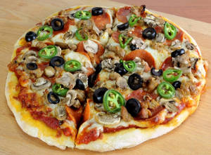 Sausage & Mushroom Pizza