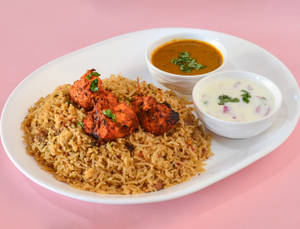 Chicken Tikka Biryani (4 Pcs)
