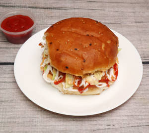 Fried Chicken Cheese Burger 