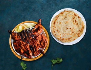 Chicken Al Faham Parota Combo - Full