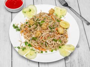 Veg Manchurian Noodles