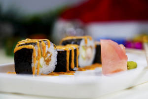 Chicken Katsu Sushi  Roll