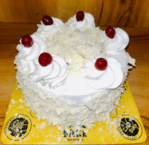 White Forest Cake [serves 4-6] Veg