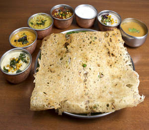 Onion Ravva Masala Dosa