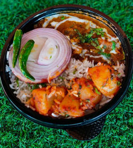 Jeera Rice With Veg Kadai