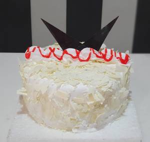 Eggless White Forest Cake  (500 Gms)
