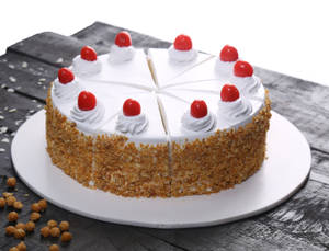 Eggless Butterscotch Cake