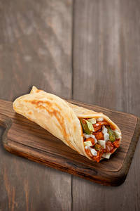 Schezwan Chicken Roll (Wrap)