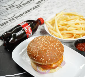 Chef Veg Burger Combo Meal