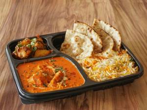 Soya Chaap Makhani with Jeera Aloo Meal