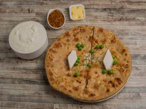 Stuffed Paneer Mutter Paratha